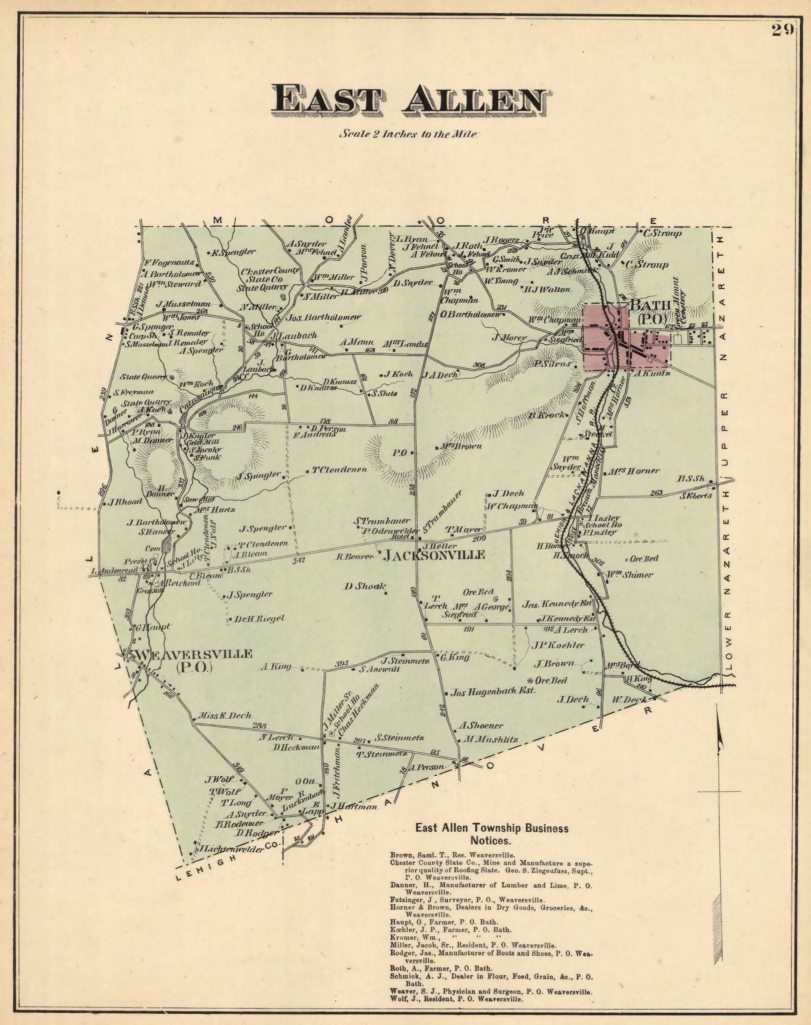 1874 Township Map