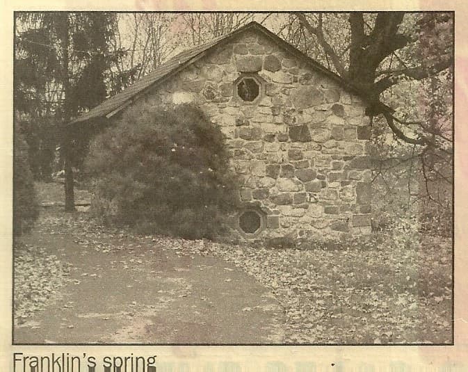 The Hays Spring, also known as Franklin's Spring