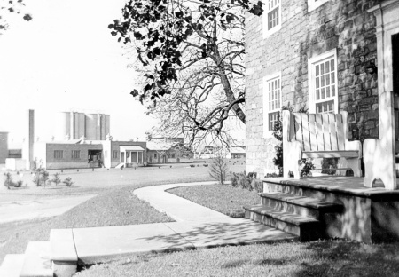 Dech House and Dairy Barn in background